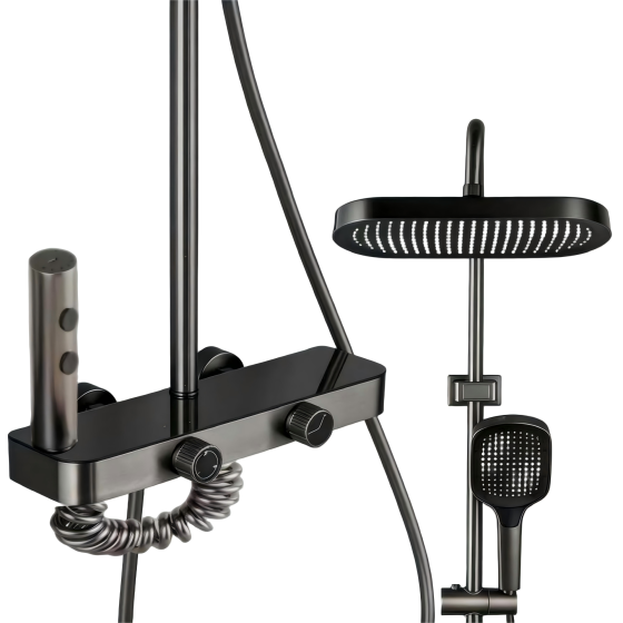 N202-NGN gray shower set .stock